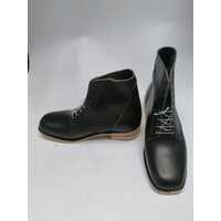 WW1 AIF BLACK LEATHER BOOTS WITH LEATHER SOLES