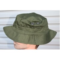 GIGGLE BUSH HAT OLIVE GREEN REPRODUCTION AUSSIE ARMY