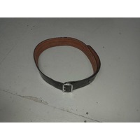 OFFICERS / POLICE SAM BLACK BELT WITH CHROME FITTINGS