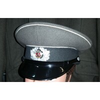 EAST GERMAN DDR PEAK CAPS - GREY