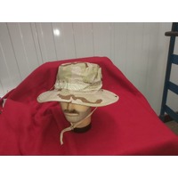 BOONIE HAT CAMOUFLAGE  NEW MADE IN CHINA 3 COLOUR DESERT  size Large