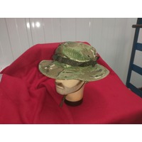 BOONIE HAT CAMOUFLAGE  NEW MADE IN PHILIPINES  MULTICAM GREEN BAND Size medium