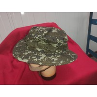 BOONIE HAT CAMOUFLAGE  NEW MADE IN PHILIPINES WOODLAND DIGITAL Size medium