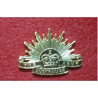 CURRENT ISSUE 1990-2023 RISING SUN HAT BADGE QC GENUINE ISSUE MINT