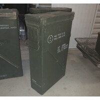 STEEL 81mm MORTAR AMMO BOX - postage must be added