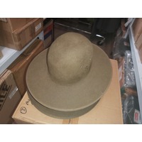 AUSTRALIAN ARMY SLOUCH HAT FUR FELT GENUINE ISSUE DOME TOP NEW