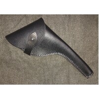 WW1 WW2 BRITISH REVOLVER LEATHER HOLSTER - BLACK