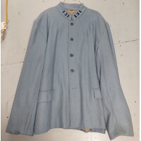 WW1 FRENCH HORIZON BLUE TUNIC / COATEE 2XL CHEST 44" = 112cm with flat buttons