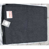 NAVY BLUE WOOL BLANKET NEW MADE