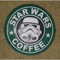 STAR WARS COFFEE JEDI PVC PATCHES 6cm