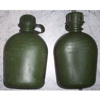 PLASTIC 1LT CANTEENS  USED EX-MILITARY & CADETS