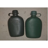 AUST CANTEEN PLASTIC USED 1LT DARK GREEN - NON GENUINE ISSUE (cadets/Scouts)