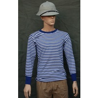CHINESE NAVY PLA STRIPED SHIRT