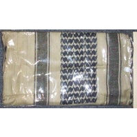 SHEMAGH / ARAB HEAD SCARF TOP QUALITY tan/black