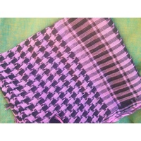 SHEMAGH / HEAD SCALF COTTON BLEND  PINK