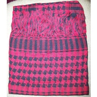 SHEMAGH / HEAD SCALF COTTON BLEND  RED