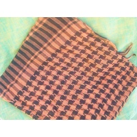 SHEMAGH / HEAD SCALF COTTON BLEND  ORANGE