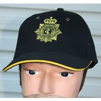 AUSTRALIAN ARMY MEDICAL CORPS BASE BALL CAP  BLACK RAAMC