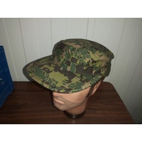 MILITARY PATROL CAP - WOODLANDS DIGITAL Large  non-adjustable