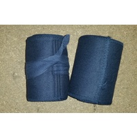 WOOL PUTTEES 8 ft with 40cm tie DARK BLUE