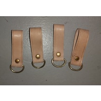 BELT HANGER D-RING TAN LEATHER