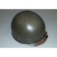 U.S. M1 STEEL HELMET liner only with leather chin strap