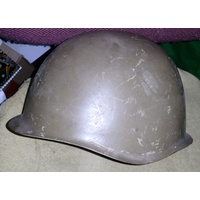 CZECH M53 STEEL HELMET COMPLETE USED