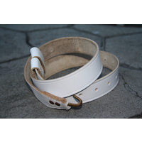 ENFIELD / SPRINGFIELD LEATHER RIFLE SLING WHITE