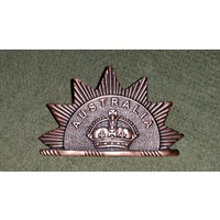 RISING SUN BADGE BOER WAR 1ST PATTERN COPPER
