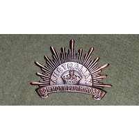RISING SUN BADGE BOER WAR 2ND PATTERN COPPER