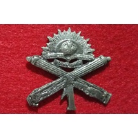AUSTRALIAN MACHINE GUN COY BADGES - ANTIQUE OR BLACK HAT