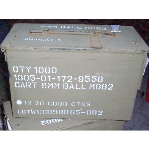 50 CAL AMMO BOX STEEL EX-ARMY