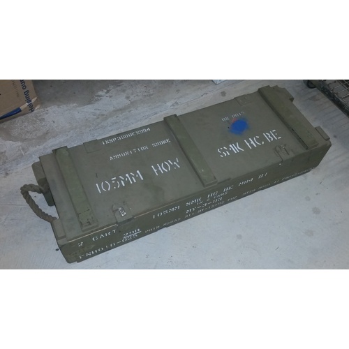 105mm HOWITZER AMMO BOX EX-ARMY