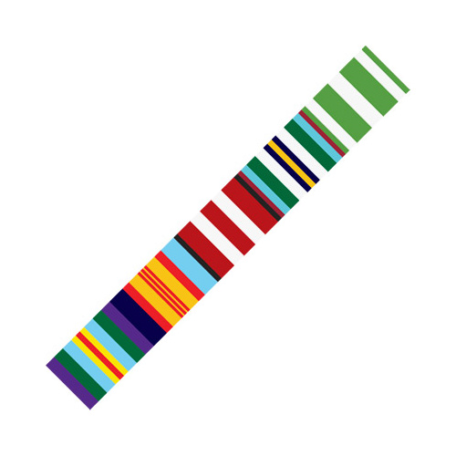 MEDAL RIBBON BUMPER STICKERS