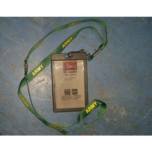 I.D. CARD HOLDER & LANYARD -