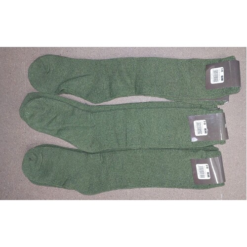 TERRY ARMY CADET SOCKS - GREEN