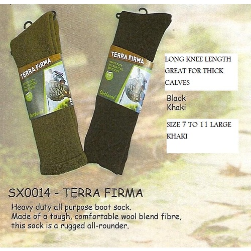 SOCKS - TERRA FIRMA CUSION SOLE -