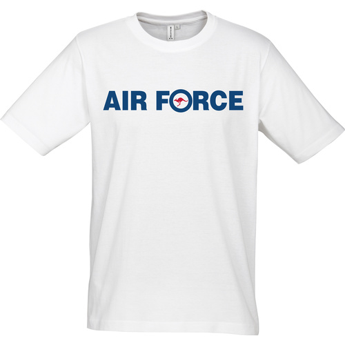 AIR FORCE WHITE T-SHIRTS - RAAF LOGO