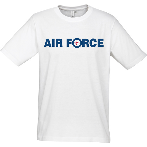 AIR FORCE WHITE T-SHIRTS - RAAF LOGO