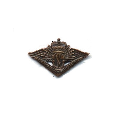 RETURNED FROM ACTIVE SERVICE BADGE