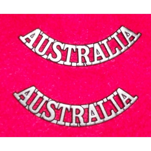 AUSTRALIA SHOULDER TITLES WW1 WW2 KOREA VIETNAM MODERN