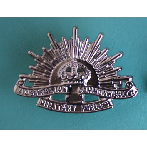 AANS RISING SUN COLLAR BROOCH GILT SILVER - AIF NURSES ISSUE