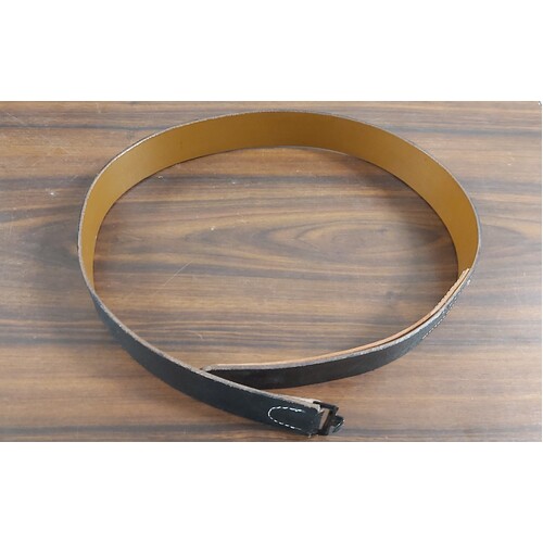WW2 GERMAN BLACK EQUIPMENT BELTS