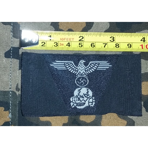 WW2 GERMAN FIELD CAP BEVO EAGLE BADGES