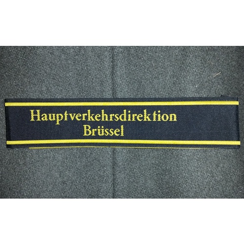 WW2 GERMAN Reichsbahn CUFF TITLES