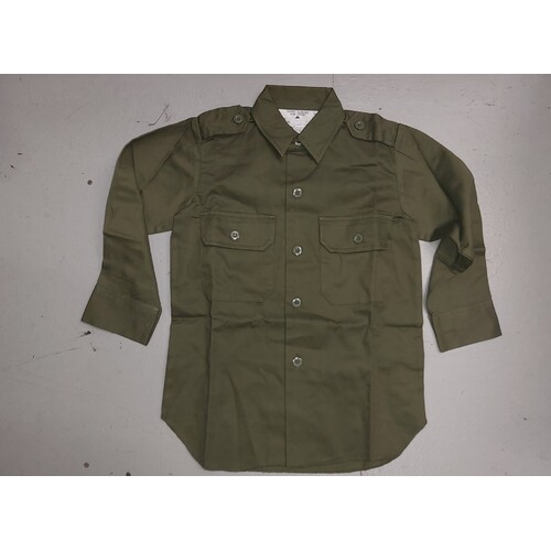 SHIRT KIDS OLIVE GREEN VIETNAM REPRODUCTION