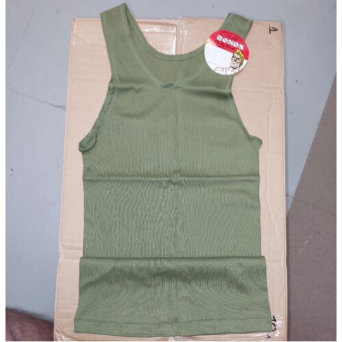 AUSTRALIAN ARMY SINGLET / TANK TOP OLIVE