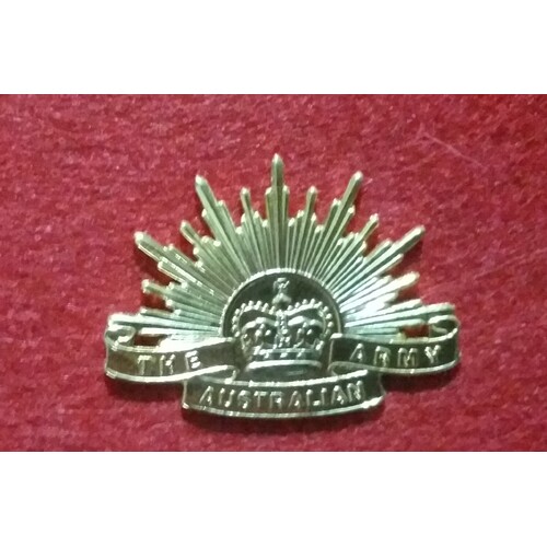 CURRENT ISSUE 1990-2023 RISING SUN HAT BADGE QC