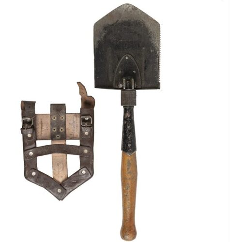 ROMANIAN ARMY FOLDING ENTRENCHING TOOL VGC