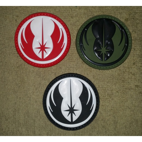 STAR WARS / CLONE WARS JEDI PVC PATCHES 6cm